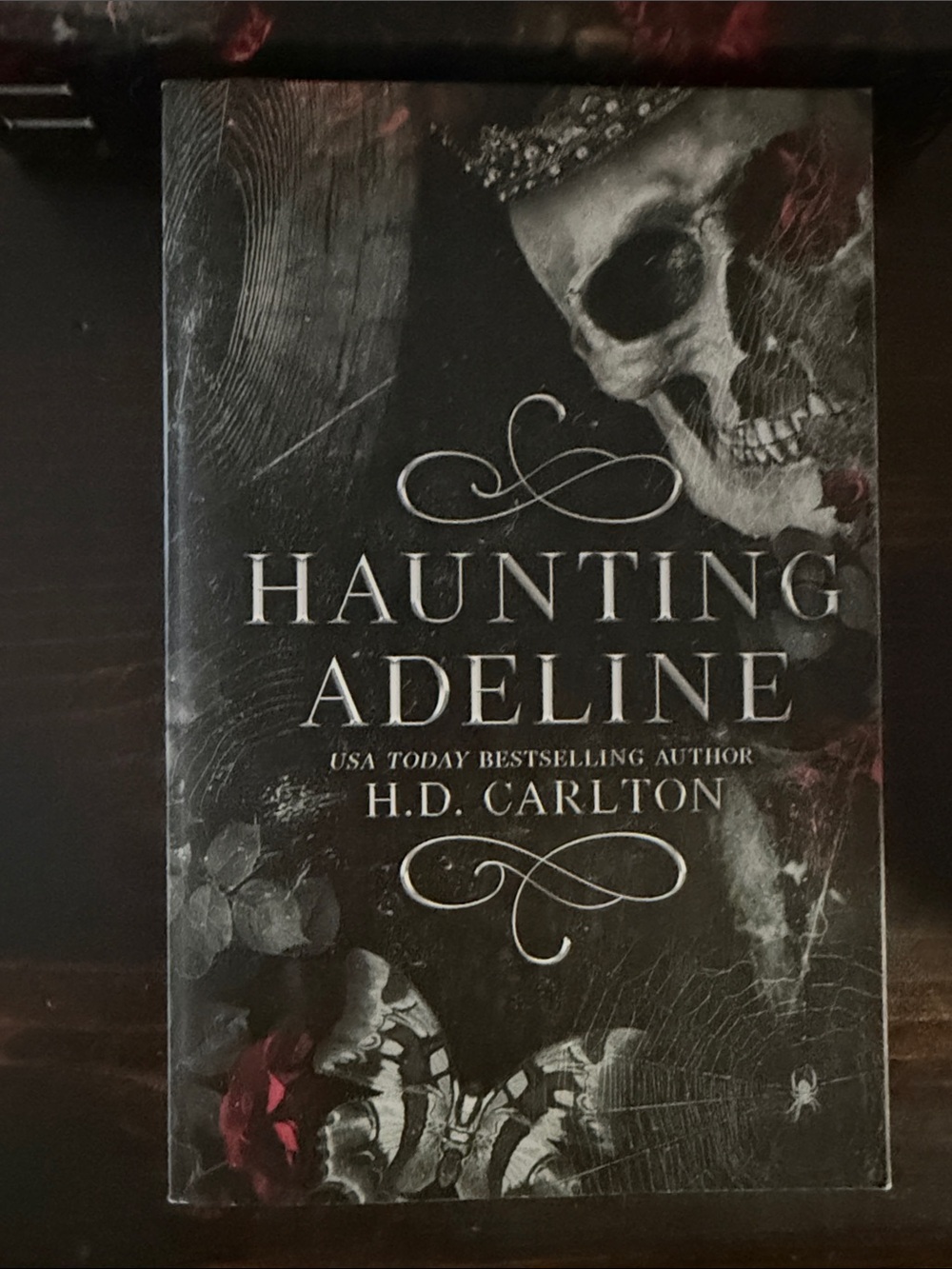 Haunting Adeline Decorative Wall Art - Black & Gray book 1